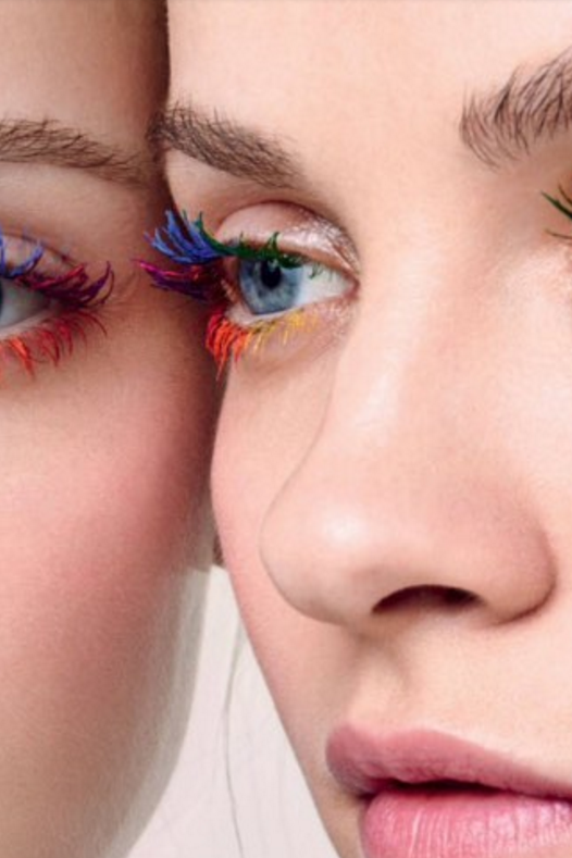 రెయిన్బో వెంట్రుకలు మేకప్ ఆలోచనలు – Rainbow eyelash makeup ideas