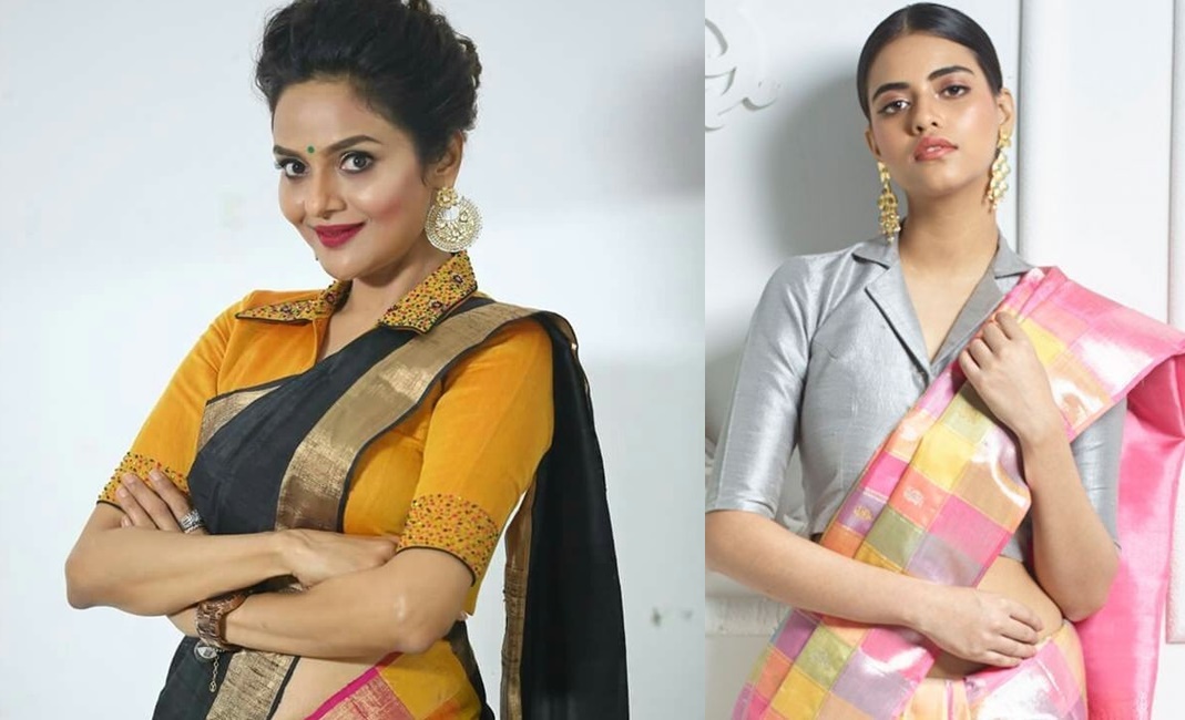 హై నెక్ బ్లౌజ్ డిజైన్‌లు 2019 – High neck blouse designs for sarees