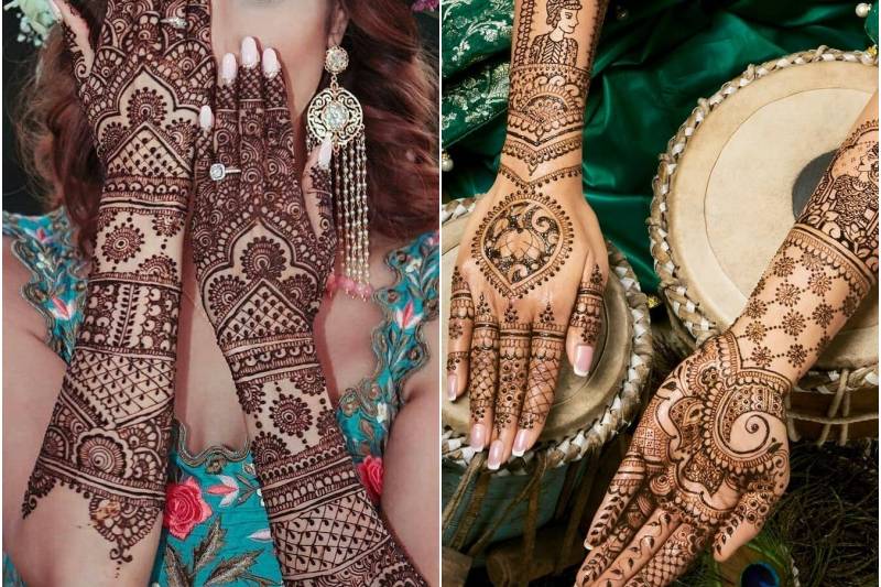 ఫుల్ హ్యాండ్స్ మెహందీ డిజైన్‌లు – Bridal henna designs